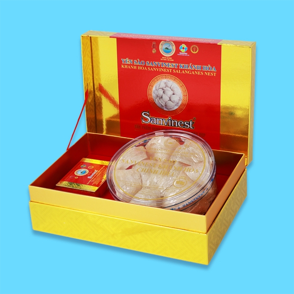 Yến sào Sanvinest Khánh Hòa chính hiệu nguyên tổ sơ chế 100g