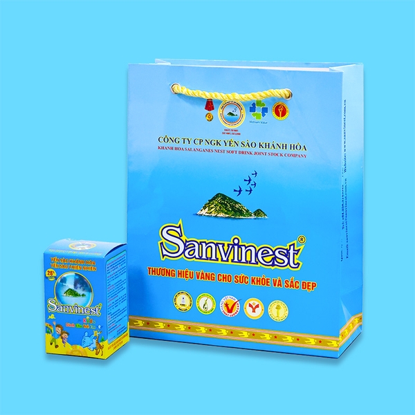 Nước yến sào Khánh Hòa Sanvinest dành cho trẻ em lọ 62ml