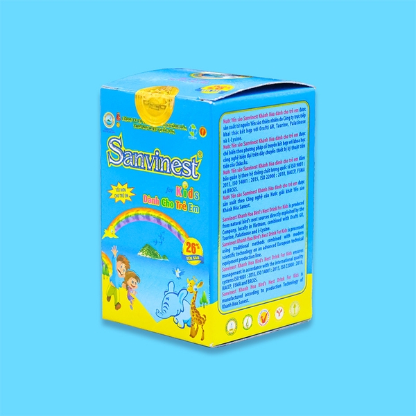 Nước yến sào Khánh Hòa Sanvinest dành cho trẻ em lọ 62ml