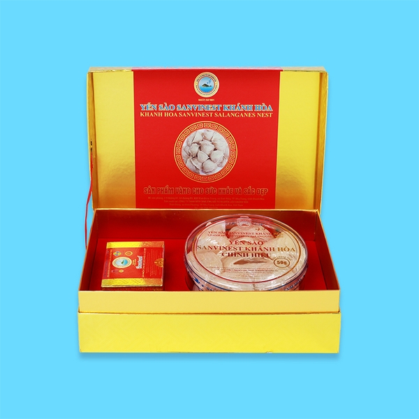 Yến sào Sanvinest Khánh Hòa chính hiệu nguyên tổ sơ chế 50g