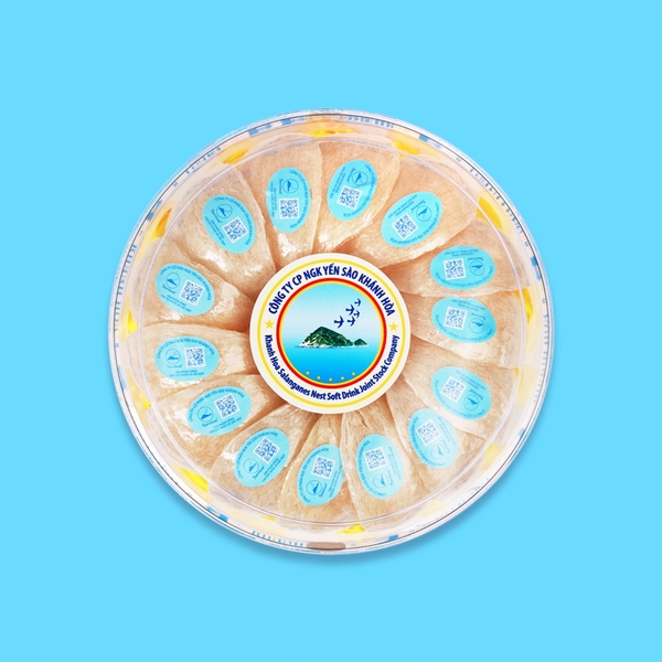 Yến sào Sanvinest Khánh Hòa chính hiệu tinh chế dạng tổ - Hộp 100g