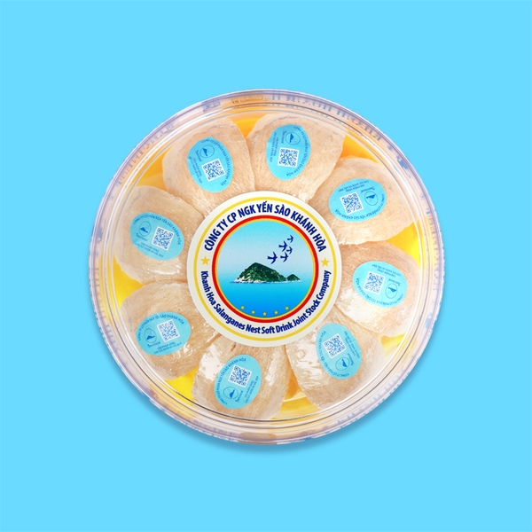 Yến sào Sanvinest Khánh Hòa chính hiệu tinh chế dạng tổ - Hộp 50g