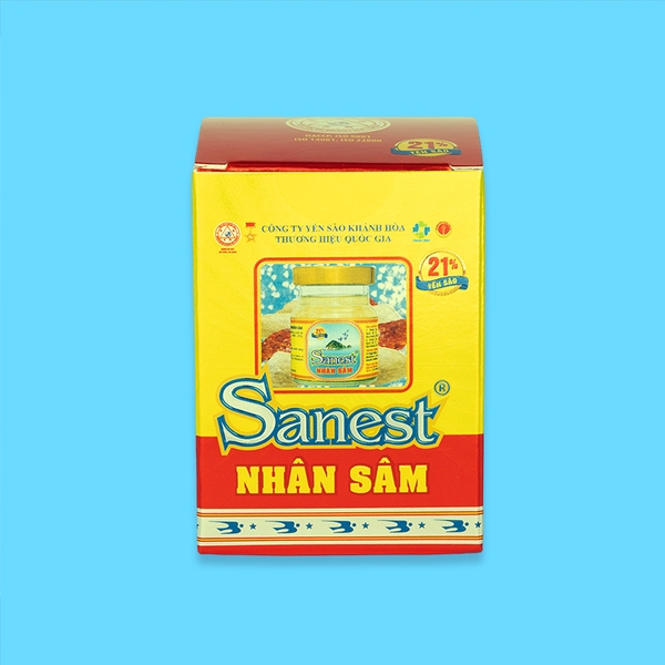 Nước yến sào Khánh Hòa Sanest Fucoidan nhân sâm lọ 70ml
