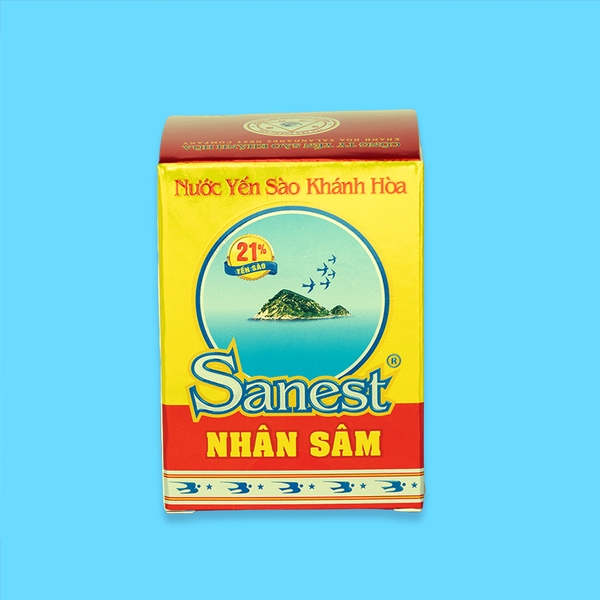 Nước yến sào Khánh Hòa Sanest Fucoidan nhân sâm lọ 70ml