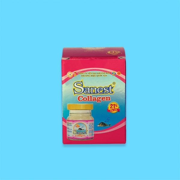 Nước yến sào Khánh Hòa Sanest Collagen lọ 70ml