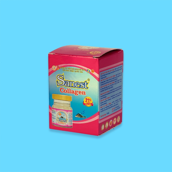 Nước yến sào Khánh Hòa Sanest Collagen lọ 70ml