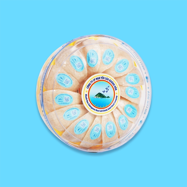 Yến sào Sanvinest Khánh Hòa chính hiệu tinh chế dạng tổ - Hộp 100g
