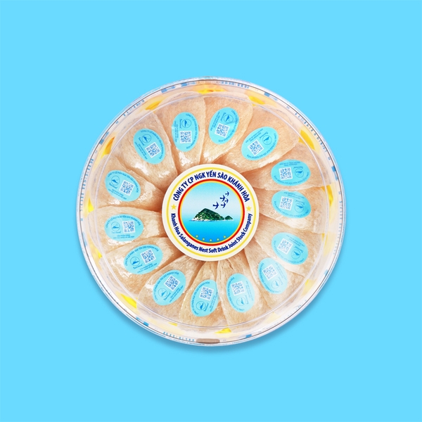 Yến sào Sanvinest Khánh Hòa chính hiệu tinh chế dạng tổ - Hộp 100g