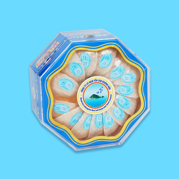 Yến sào Sanvinest Khánh Hòa chính hiệu tinh chế dạng tổ - Hộp 100g