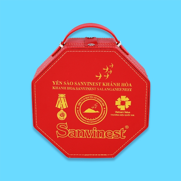 Yến sào Sanvinest Khánh Hòa chính hiệu tinh chế dạng tổ - Hộp 100g