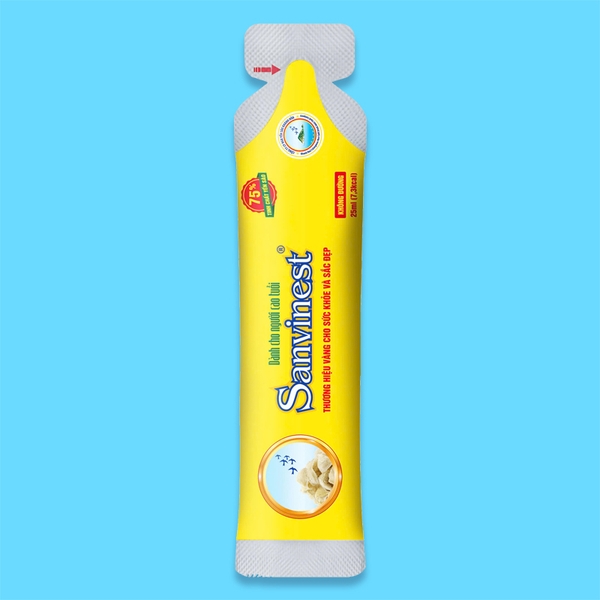 Tinh chất Yến sào Khánh Hòa Sanvinest không đường dành cho người cao tuổi - Túi 25ml