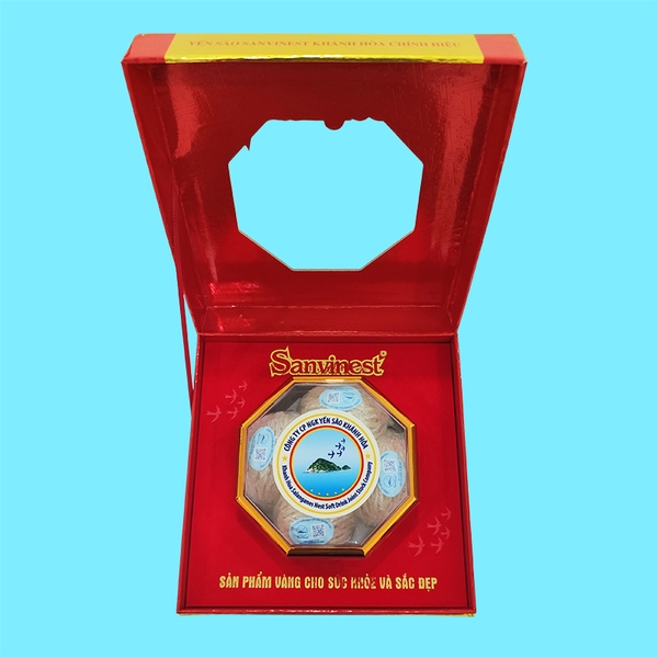Yến sào Sanvinest Khánh Hòa chính hiệu tinh chế dạng tổ - Hộp 20g