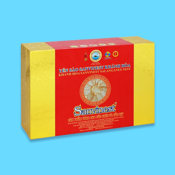 Yến sào Sanvinest Khánh hòa chính hiệu tinh chế dạng tổ 50g