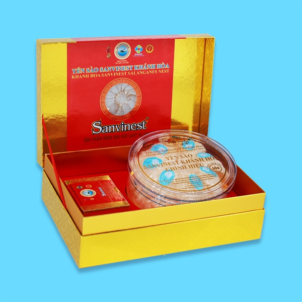 Yến sào Sanvinest Khánh hòa chính hiệu tinh chế dạng tổ 50g