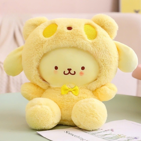 Chó Vàng Purin Cosplay Gấu 40cm