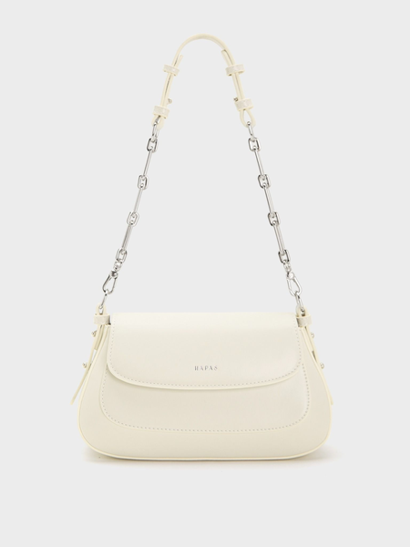 Túi Đeo Vai Hobo Nắp Gập Chain Handle Sz 23