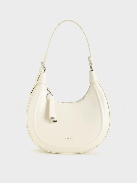 Túi Đeo Vai Hapas Hobo Dập Nổi Line Embossed Size 23