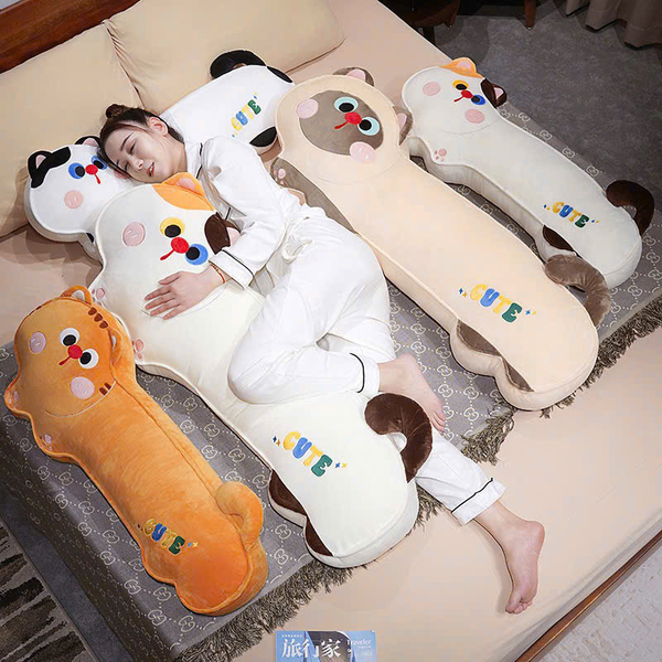 Gối Ôm Mèo Mắt Tròn 90cm