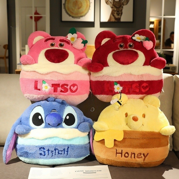 GCM Bộ 4 - Lotso - Stitch - Pooh Vàng