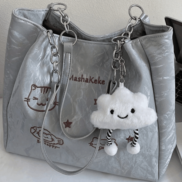 Túi tote vân Kitty size 30cm HA768