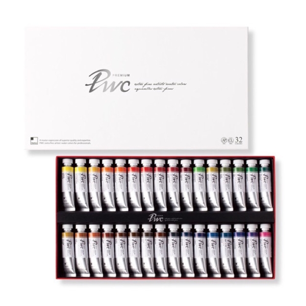 Hộp 15ml Màu nước Shinhan PWC Hàn Quốc set 32 -33 limmited