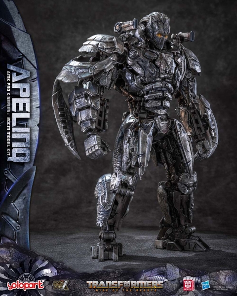 Mô Hình Lắp Ráp AMK PRO X Series Transformers Movie 7: Rise of The Beasts – 22cm Apelinq Model Kit của YOLOPARK