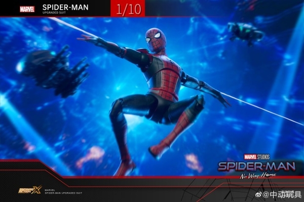 Mô Hình Ráp Sẵn marvel Spider Man UPGATED SUIT của ZDTOYS