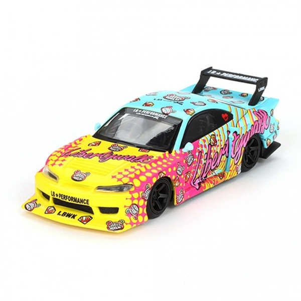 Mô Hình Xe Minigt Card Version MGT00743 Nissan LB-Super Silhouette S15 SILVIA LB KUMA