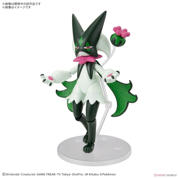 Mô Hình Lắp Ráp Pokemon PLAMO COLLECTION 56 SELECT SERIES Meowscarada của Bandai Nhật Bản