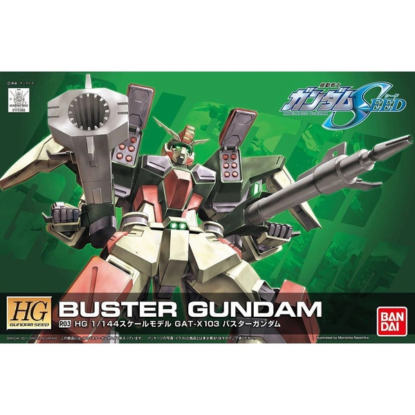 Mô Hình Lắp Ráp Mô Hình lắp ráp HG 1/144 R03 BUSTER GUNDAM Chính Hãng Bandai