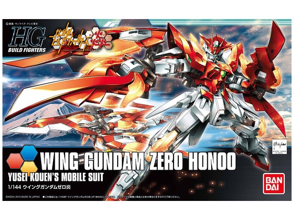 Mô hình Lắp Ráp Gundam HG 1/144 HGBF Wing Gundam Zero Honoo của Bandai Nhật Bản
