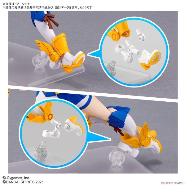 Mô Hình Lắp Ráp 30MS Tokai Teio - Umamusume: Pretty Derby của Bandai nhật bản