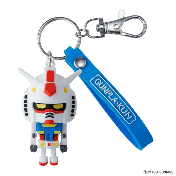 Mô Hình móc treo GUNPLA-KUN 3D RUBBER MASCOT KEYCHAIN của Bandai Nhật bản