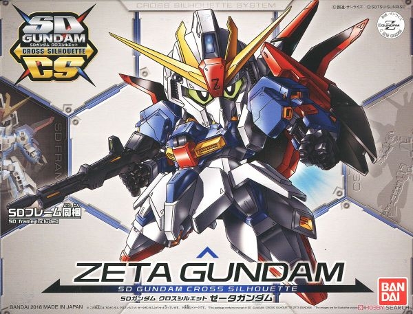 Mô Hình Lắp Ráp Gundam SD CROSS SILHOUETTE ZETA GUNDAM của Bandai Nhật Bản