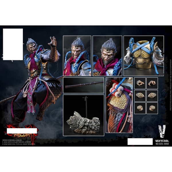 Mô hình Tôn ngộ không monkey king phần game Asura của Verycool tỉ lệ 1/6 mã DZS005 DZS-005