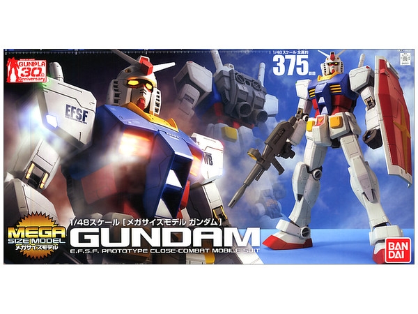 Mô hình Lắp Ráp Gundam Mega Size 1/48 RX 78 2 Gundam của Bandai Nhật Bản