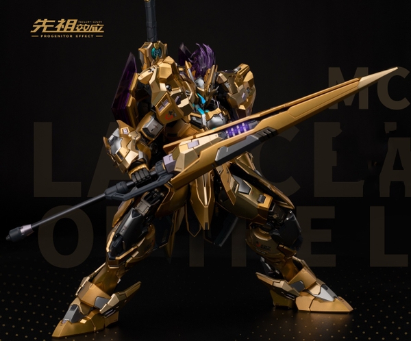 Mô Hình Ráp Sẵn MCT-E02 Lancelot bản màu Hoàng Kim Limited (kèm Gacha và Áo choàng) của Moshow Toys