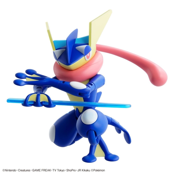 Mô Hình Lắp Ráp Pokemon PLAMO COLLECTION 47 SELECT SERIES Greninja của Bandai Nhật bản