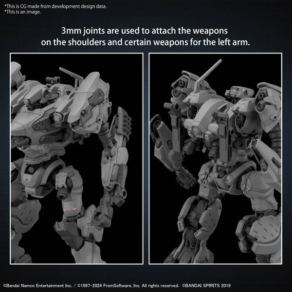Mô Hình Lắp Ráp 30MM ARMORED CORE Ⅵ FIRES OF RUBICON RaD CC-2000 ORBITER của Bandai nhật bản