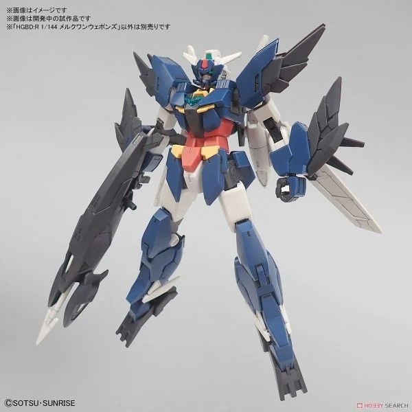Mô Hình Lắp Ráp Gundam HG BD:R 1/144 Bộ Phụ Kiện MERCUONE WEAPONS của Bandai Nhật Bản