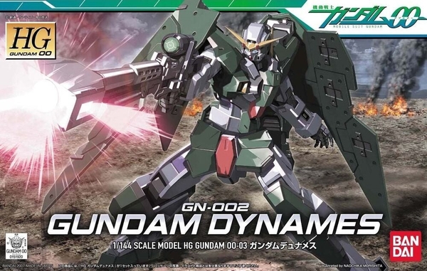 Mô HÌnh Lắp Ráp Gundam HG 00 1/144 Gundam Dynames của Bandai Nhật Bản