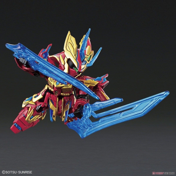 Mô Hình Lắp Ráp Gundam SD SANGOKU SOKETSUDEN Zhang Liao Sazabi của Bandai Nhật Bản