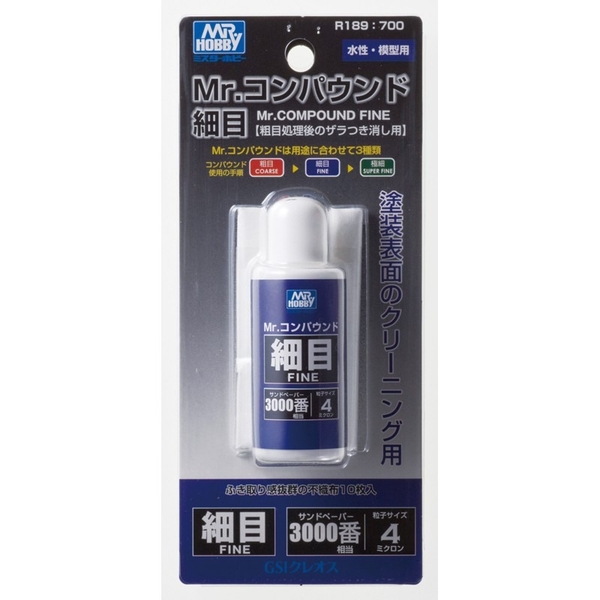 Gel đánh bóng Mô Hình Polishing Compound Rough / Fine / Super Fine / MR. CLEAR COATING GROSS UV CUT của Mr Hobby