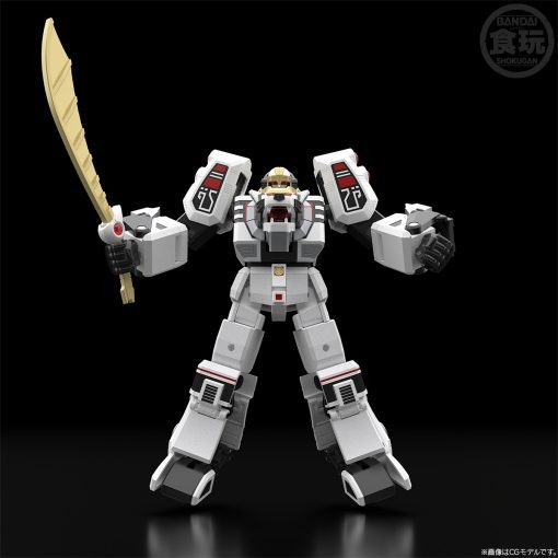 Mô Hình Lắp Ráp Super Mini Pla SMP Won Tiger / White Tigerzord Chính Hãng Bandai