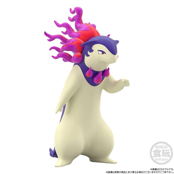 Mô Hình Ráp Sẵn POKEMON SCALE WORLD HISUI REGION REI & TYPHLOSION & DECIDUEYE& SAMUROTT (HISUIAN FORM) của Bandai Nhật