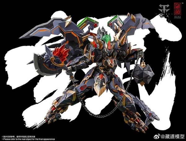 Mô Hình Ráp Sẵn MetalBuild 1/72 CD-04 Black Tortoise Xuanwu (Huyền Vũ) của CangDao Model