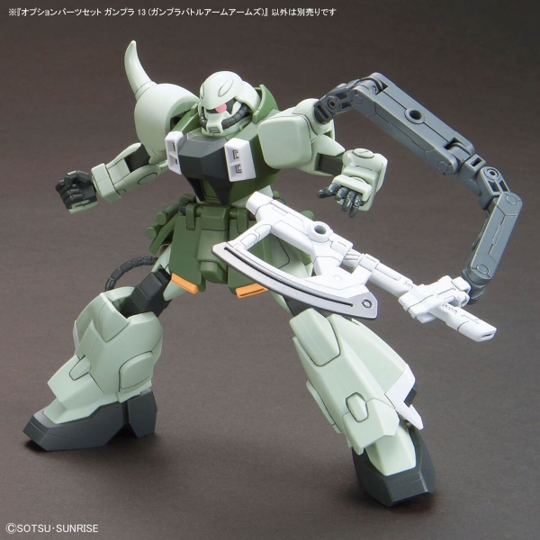 Mô Hình Lắp Ráp Gundam Bộ Phụ Kiện OPTION PARTS SET GUNPLA 13 (GUNPLA BATTLE ARM ARMS) của Bandai Nhật Bản