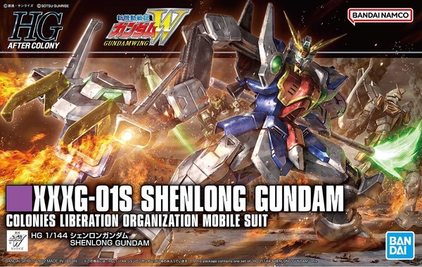 Mô hình Lắp Ráp Gundam HGAC 242 Shenlong Gundam 1/144 MS Gundam Wing của Bandai Nhật bản
