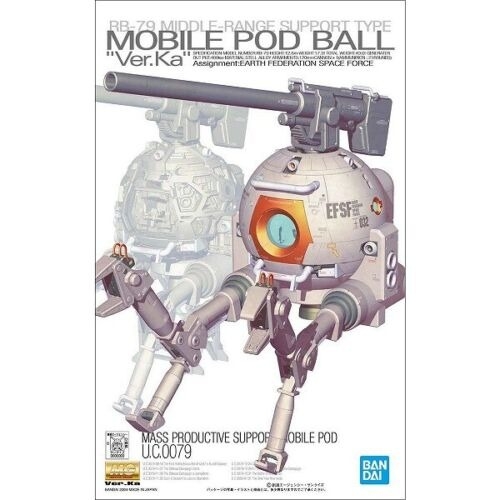 Mô Hình Lắp Ráp Gundam MG 1/100 BALL Ver Ka của Bandai Nhật bản
