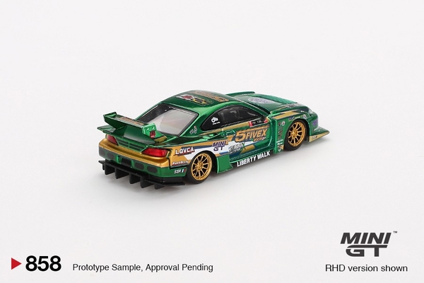 Mô Hình Xe Mini GT Box Version MGT00858 Nissan LB-Super Silhouette S15 SILVIA LBWK 2024 Fausto Racing